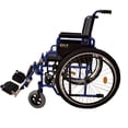 thumbnail image 2 of Silla De Ruedas Todo Terreno Con Elevapiernas Y Descansabrazos Abatibles Eko Azul Eko Mobility WXTT19AZUEPAP, 2 of 3