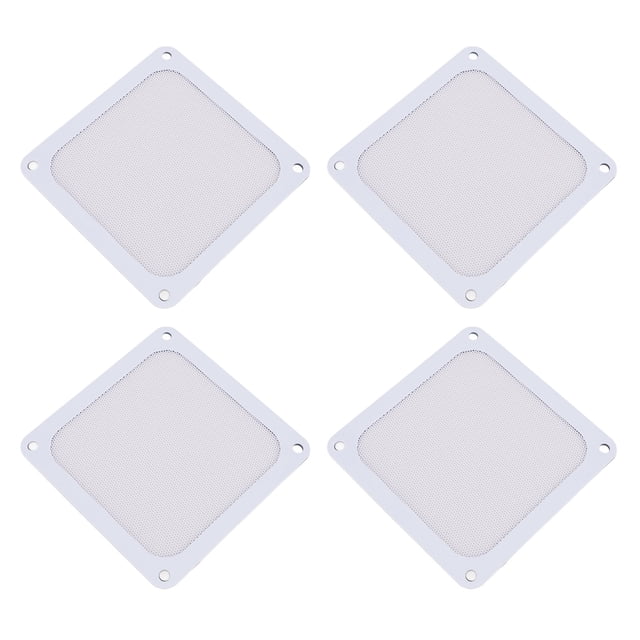 Filtro de Polvo para Ventilador de PC, 4 Rejillas de Filtro de Ventilador de Computadora de PVC DE 120X120 MM CON TORNILLOS, Marco Magnético, Malla de Polvo para Ventilador de