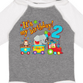 thumbnail image 4 of Inktastic Its my Birthday- circus train 2nd Birthday Boys or Girls Long Sleeve Baby Bodysuit, 4 of 5