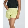 thumbnail image 3 of Real Essentials 4 Pack: Girls Athletic Performance Running Shorts with Drawstring & Pockets, 3 of 6
