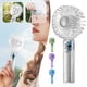 thumbnail image 2 of USB Transparent Handheld Fan Adjustables Gear Airs Cooler for Women Girls, 2 of 5
