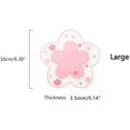 thumbnail image 2 of 2PCS Pink Cherry Blossom Sakura Flower Non-Slip Pad For Drinks CoFFee Bowl Tea Beer Cup，Round PVC Silicone Heat-Insulating Tableware Cushion（L）, 2 of 7
