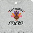thumbnail image 4 of Inktastic Thanksgiving Big Sis Announcement Turkey Girls Toddler Dress, 4 of 5