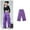 Purple, variant on TAIAOJING Toddler Baby Kids Tollder Boysgirl Fashion Waist Flare Pants Casual Long Pants Jeans Cargo Pants Trousers Trendy Clothes, 3-4 Years