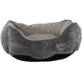 thumbnail image 2 of Corduroy Cuddler Bed 21"X17"-Gray, Pk 1, Happy Tails, 2 of 2