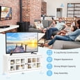 thumbnail image 6 of Gymax TV Stand Modern Wood Storage Console Entertainment Center w/ 2 Doors White, 6 of 10