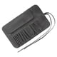 thumbnail image 4 of Bolsa organizadora de brochas de maquillaje, estuche de cosméticos, estuche de brocha de maquillaje plegable profesional negro para brochas de sombra, 4 of 9