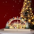 thumbnail image 5 of Warehouse Clearance Christmas Outside Decorations for Yard Clearance Sale for Home Indoor Xmas Winter Holiday Party Supplies Decor Christmas House LED Christmas Scene Wooden Christmas Decor, 5 of 6