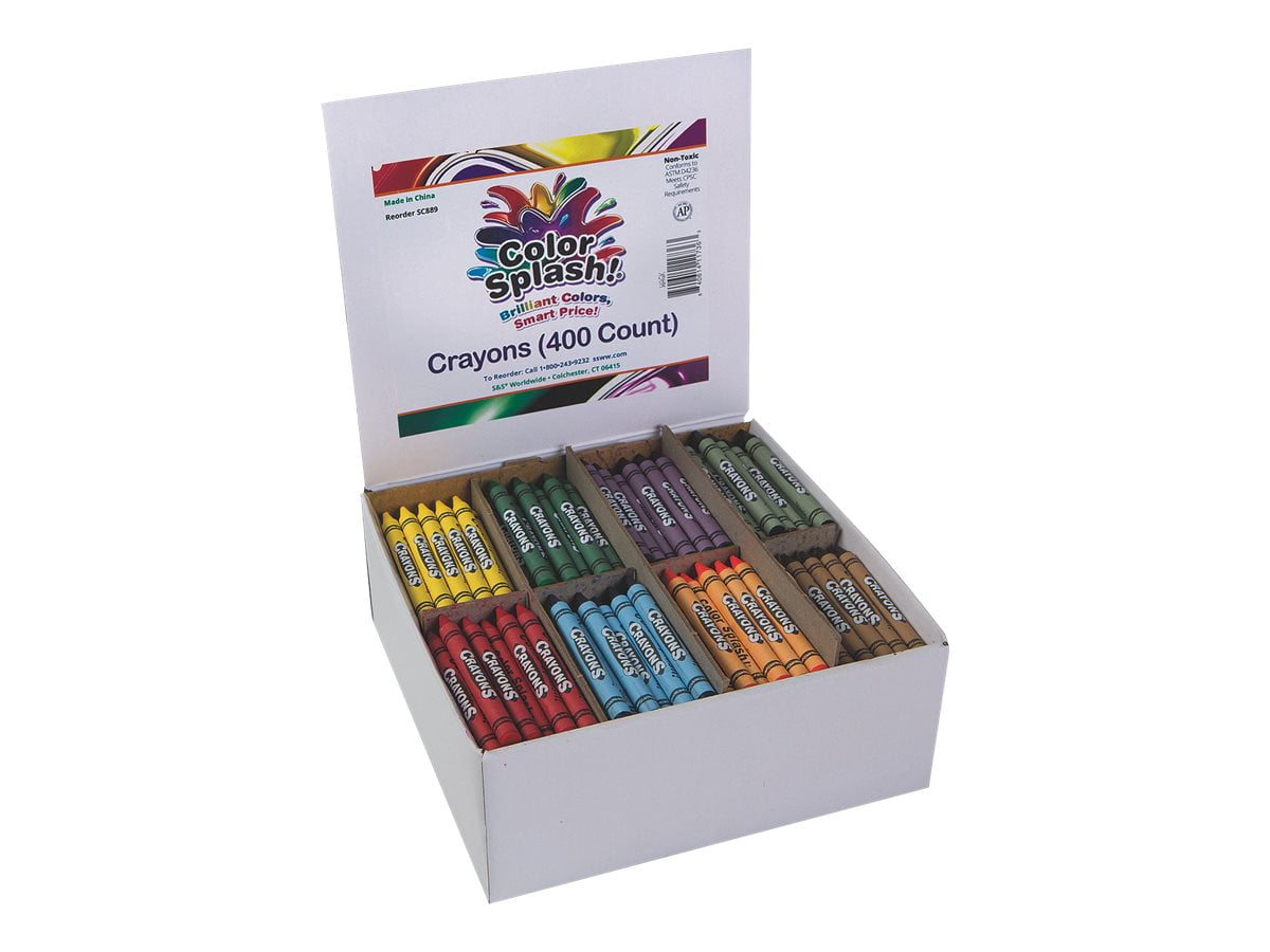 Color Splash!  Crayons Pluspack - 8 Colo