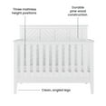 thumbnail image 5 of Child Craft Atwood 4-in-1 Convertible Crib, Chevron Panel Design, 3 Mattress Heights, Matte White, 5 of 8