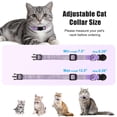 thumbnail image 6 of Mumup Rhinestone Cat Collar Breakaway, Soft Velvet Cat Collars with Bell, Adjustable Comfortable Cats Collar, 7.5-12.5 Inch for Cat, Kittens and Puppies, 6 of 7