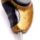 thumbnail image 4 of HG-M84W Micrófono de jamón de 4 pines Grano de madera Cancelación de ruido Reemplazo de micrófono de hombro para Cobra Radio Walkie Talkie Inevent TX1199-00, 4 of 7