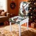thumbnail image 5 of RKSTN Christmas Stretch Chair Cover Protective Cover Washable Chair Cover, Christmas Home Decoration C, 5 of 5