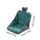 thumbnail image 2 of Cojín de terciopelo para silla de oficina con espuma viscoelástica, asiento y respaldo ergonómicos para oficina en casa, comodidad y alivio de la postura. Aestivo | Azul | AESTIVO, 2 of 6