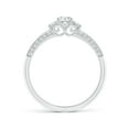 thumbnail image 2 of ANGARA Natural 0.25 Ct. Diamond Classic Ring in 14K White Gold for Women (Ring Size: 12), 2 of 8