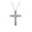 03. Colorful Zirconia, variant on U7 To My Mom Dainty Cross Necklace for Women Valentine Mother's Day Jewelry for Her 18 Inch Pendant Necklace with Gift Card