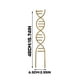 thumbnail image 3 of Small Plant Trellises For Climbing Plant, Metal DNA Shape Garden Potted Trellises Plant Support Stake For Potted Plants, Houseplant Garden Plant Lover Gifts, 3 of 3