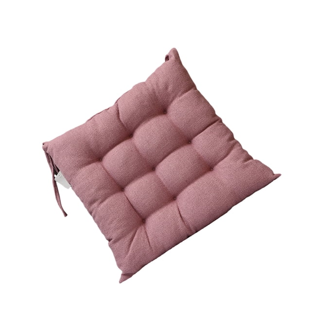 Cojín de asiento Inteprter de lino antideslizante rosa