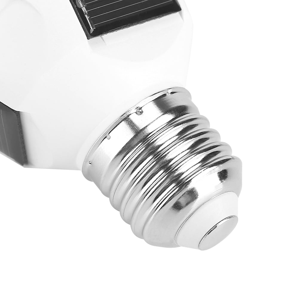 Rechargeable LED Solar Light Bulb - 12W AC86-265V for Garden, Camping, and Emergency Use