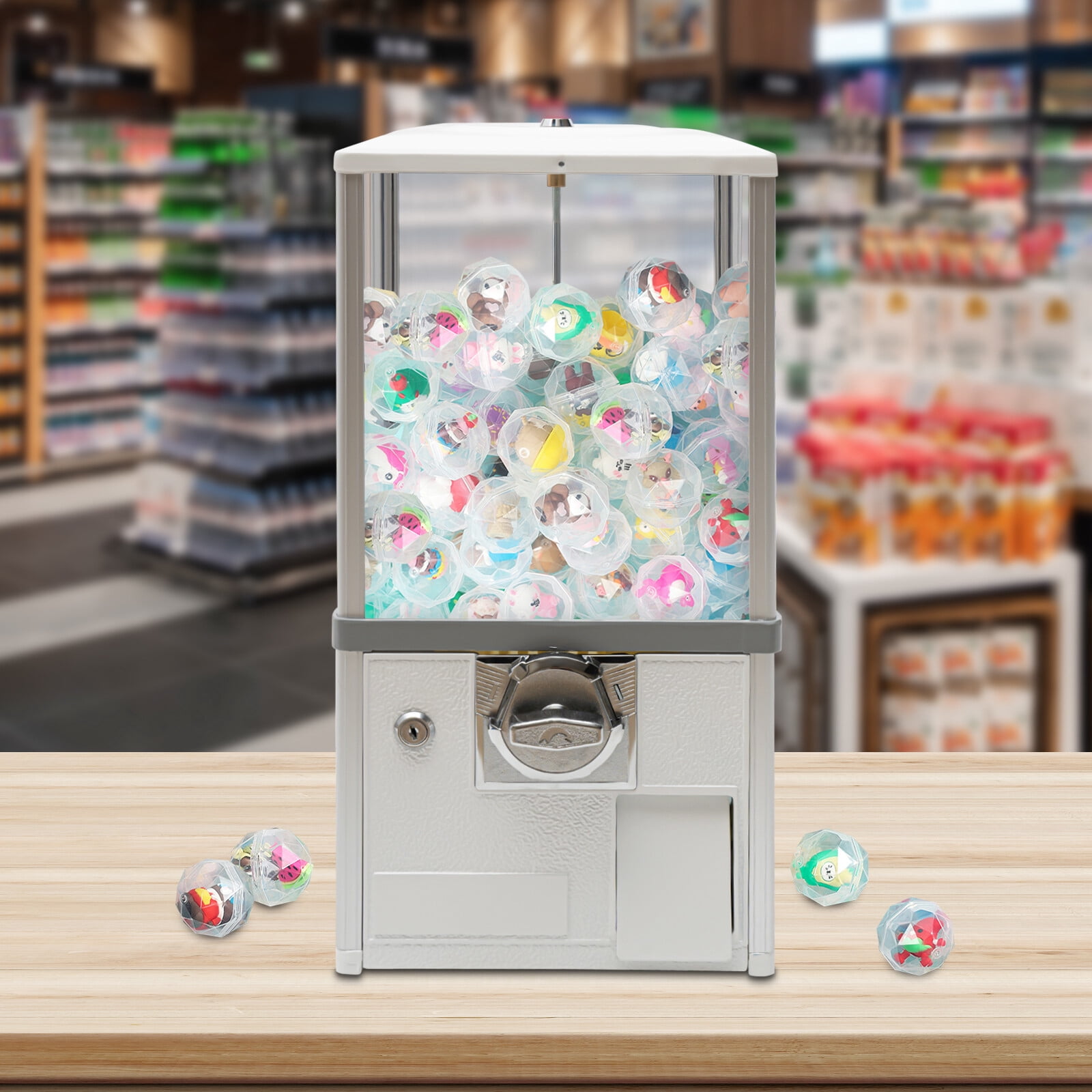 Miumaeov Gumball Machine 4.5-5cm Toy Candy Bulk Vending Machine Capsule for Retail Store