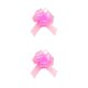 thumbnail image 1 of Injueey Tire de la cinta de lazo para envolver regalos Cestas de regalos multicolores jubilosos festivos Regalo de Navidad para celebración Rosado 2Conjunto, 1 of 6