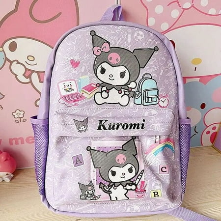 Sanrio Anime My Melody Kuromi Cinnamoroll Backpacks for Children Hello Kitty Mochilas Cute Schoolbag for Student Campus