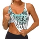 thumbnail image 3 of Balery Not All Who Wander Are Lost1 Sujetadores deportivos con espalda cruzada para mujer, acolchados, sin costuras, de alto impacto, ideales para yoga, gimnasio, entrenamiento y fitness.-Medium, 3 of 8