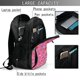 thumbnail image 4 of Fotbe Strawberry Floral Mochila con Estampado y Puerto USB para Hombre y Mujer, Mochila Antirrobo, Mochila de Viaje, Mochila Escolar, Mochila Universitaria, 4 of 7