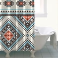 thumbnail image 4 of Waterproof Bohemian Shower Curtain 72x72 Inch Boho Style Polyester Unique Shower Curtain for Bathroom Hotel Home Decor with 12 Plastic Hooks, 4 of 5