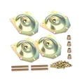 thumbnail image 4 of AMLESO Leg Mounting Plates Brackets Hardware High Strength for Sofa Furniture Chair, 4 of 8