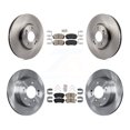 thumbnail image 1 of Transit Auto Front Rear Ceramic Pads and Disc Brake Rotors Kit for Car 2016 Hyundai Sonata FULL HYBRID EV-GAS (FHEV) engine with Manual Parking K8A-106546, 1 of 11