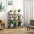 thumbnail image 3 of Soporte para plantas Simple Trending de metal impermeable de 3 niveles, 3 of 6
