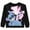 Black, variant on Disney Lilo & Stitch Girls Sweatshirt -Jumbo Graphic Print - Stitch Pullover Crewneck Sweatshirt- Sizes 4-16 Black