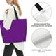 thumbnail image 3 of Disketp Purple Bolsa Tote Estampada para Mujer, Bolso de Hombro y de Mano para Compras y Viajes, 3 of 8