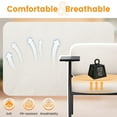 thumbnail image 6 of LUCKLIFE Upholstered Accent Chair with Sturdy Table & cup Holder for Living Room, Beige, 6 of 8