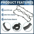 thumbnail image 4 of Unique Bargains Valve Cover Gasket No.06E103484G for Audi A4 2005-2008 Cylinder Head Valve Seal Gasket, 4 of 7