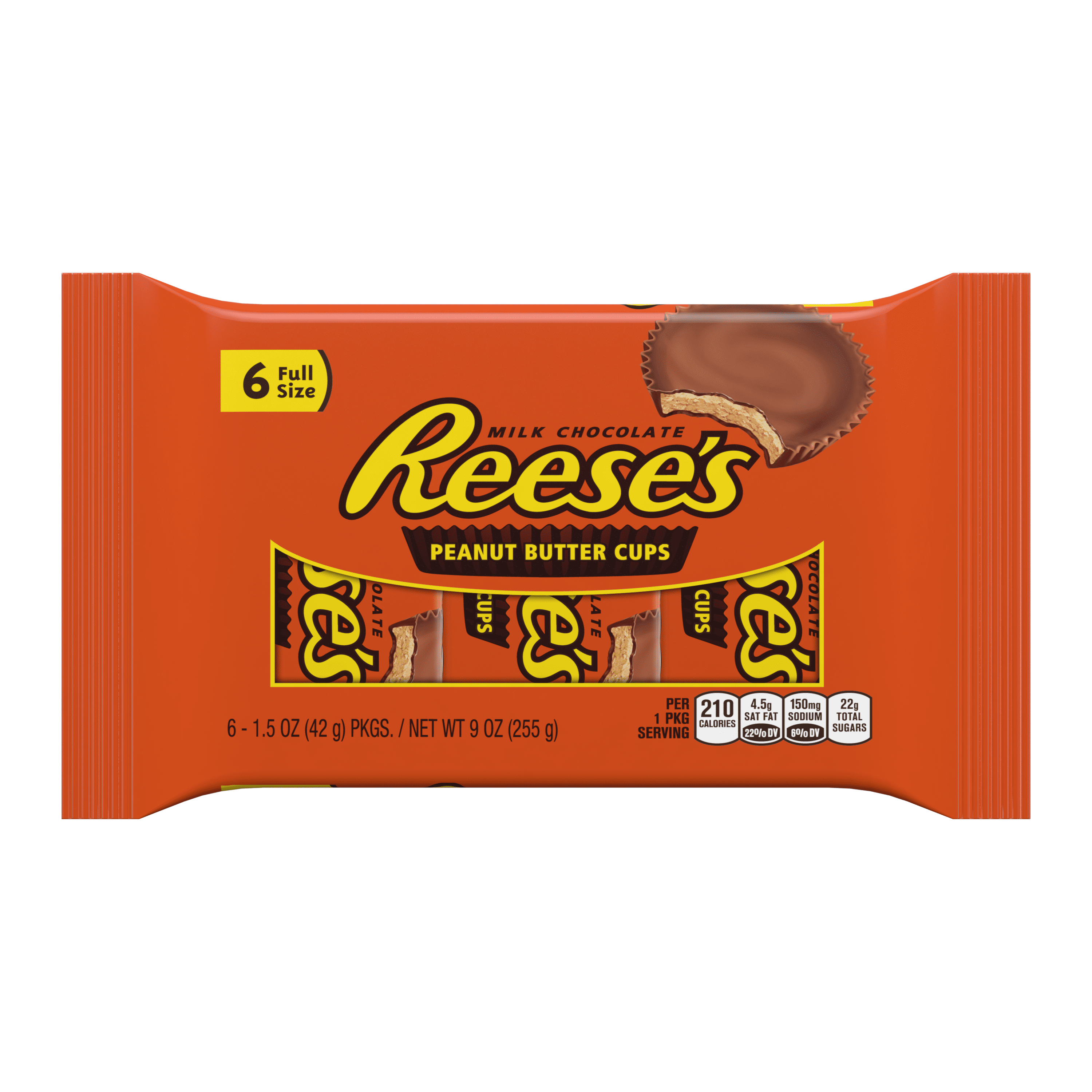 Reese's Milk Chocolate Peanut Butter Cups Candy - 6ct