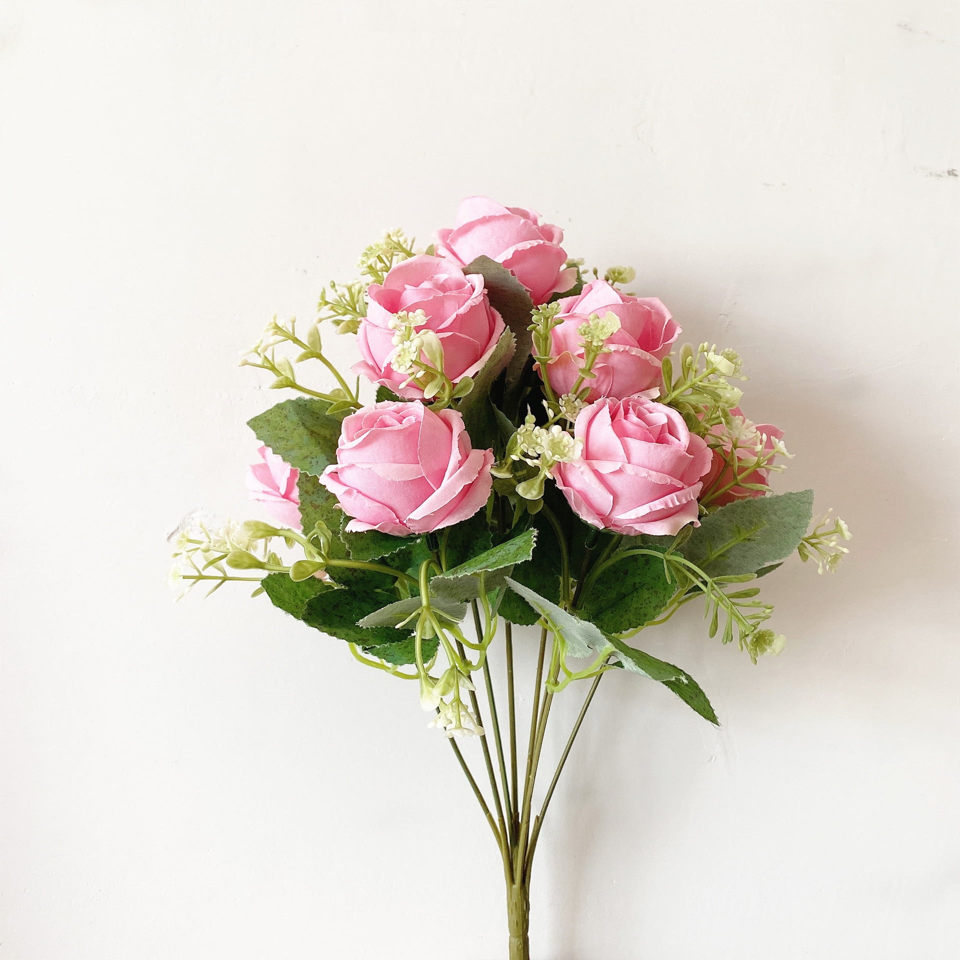 Artificial Flower Camellias Bouquet Home Decor Wedding Decor Fake Dried