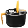 thumbnail image 1 of Miangastore Bol à Nouilles Réutilisable Isolé avec Couvercle et Poignée en Acier Inoxydable et PP pour la Maison Noir 1 Ensemble, 1 of 9