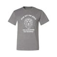 thumbnail image 2 of Wild Bobby Fear Not For Jesus The Lion Of Judah Has Triumphed Inspirational/Christian Men Graphic Tee, Heather Grey, Small, 2 of 5