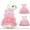 Pink, variant on High End Luxury Dog Tutu Princess Dress