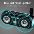 thumbnail image 4 of Monstrate Columna Inalámbrico compatible con Bluetooth Altavoz de graves Estéreo Caja de música Banco de energía solar Boombox Impermeable USB Cables de audio/vídeo TYPE1, 4 of 8