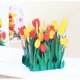 thumbnail image 1 of Postales de aniversario de tulipanes Tarjeta navideña 3D creativa para el Día de la madre de San Valentín Sywqhk Libre de BPA, 1 of 8