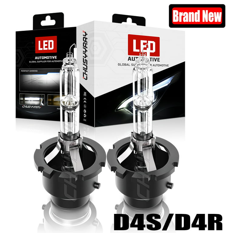 100W D1S D2S D3S D4S White 10000LM Car HID Headlight Xenon Lamp Bulb  Plug&Play , Pack of 2 