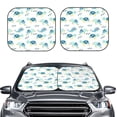 thumbnail image 2 of Fotbe Sea Turtle 2-Piece Car Windshield Sun Shade | Sun Blocker for Car Windshield | Foldable Automotive Interior Accessories for Sun Protection-Small, 2 of 7