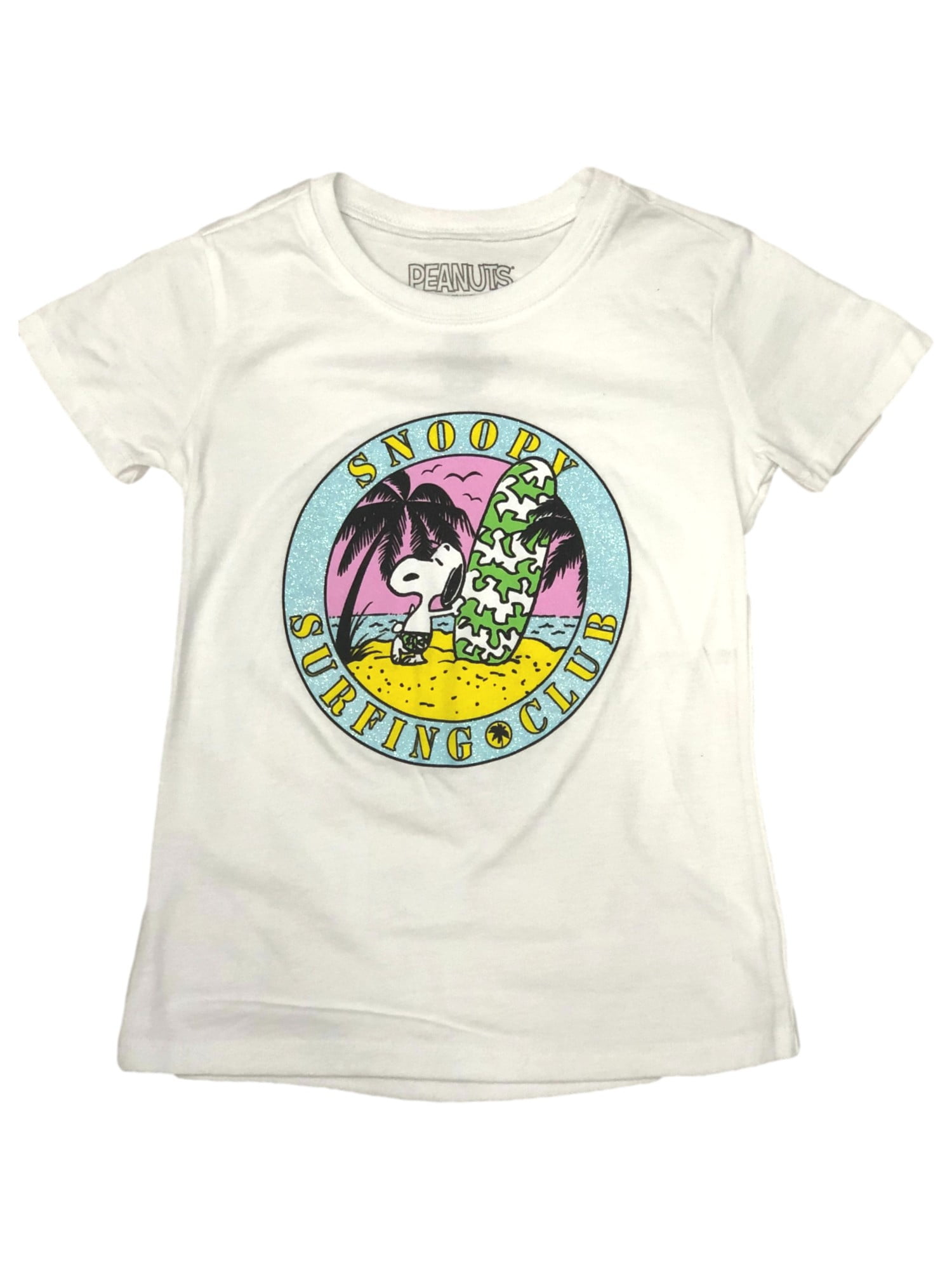 Snoopy surfing t shirt Clearance