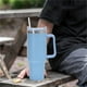 thumbnail image 5 of Vaso Térmico 40 oz con Asa, Termo al Vacío de Acero Inoxidable con Pajita, para Mantener Agua, Té, Vino, Café Frío y Caliente, 5 of 8
