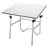 Alvin White Base with White 28" x 42" Top