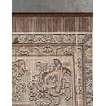 thumbnail image 4 of Unique Loom Sialk Hill Collection Area Rug - Washington (7' 10" Square Brown/Black), 4 of 7
