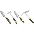thumbnail image 4 of Juego de 4 herramientas de jardinería de mango largo de acero de alto carbono con palas, azadas, tenedor, rastrillo de mano, mango ergonómico, suministros de jardinería para hombres y mujeres, 4 of 4